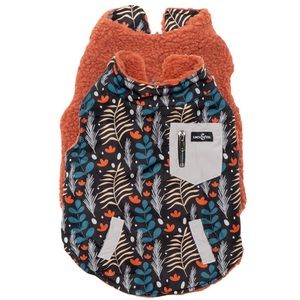 Lucy & Co. Reversible Teddy Fleece Dog Vest The Llama Mama Medium